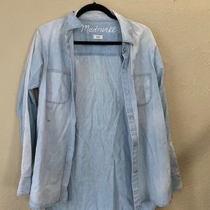 Madewell denim button up
